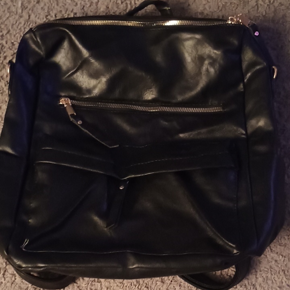 Black Leather Women's Bag